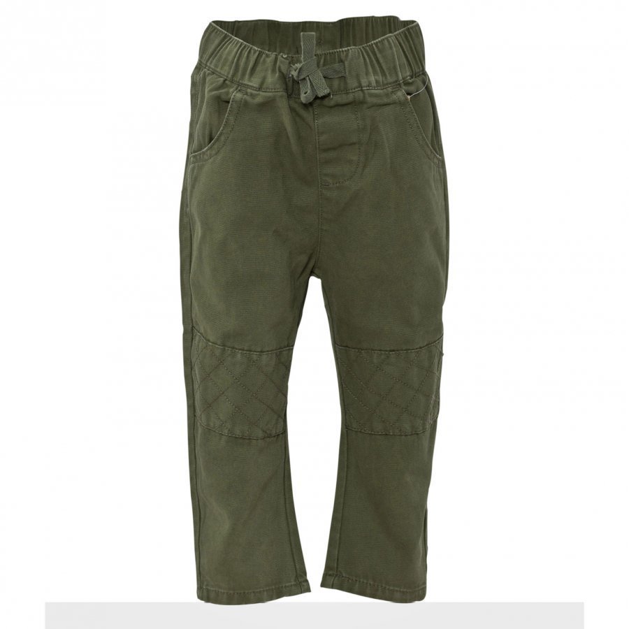 Ebbe Kids Nono Low Crotch Pant Patches Moss Green Housut