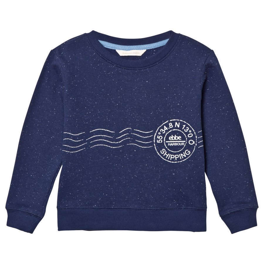 Ebbe Kids Sacke College Sweater Sea Blue Neps Oloasun Paita