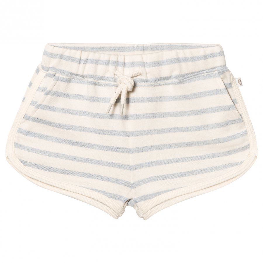 Ebbe Kids Saga Sweat Shorts Blue Fog Stripes Oloasun Shortsit