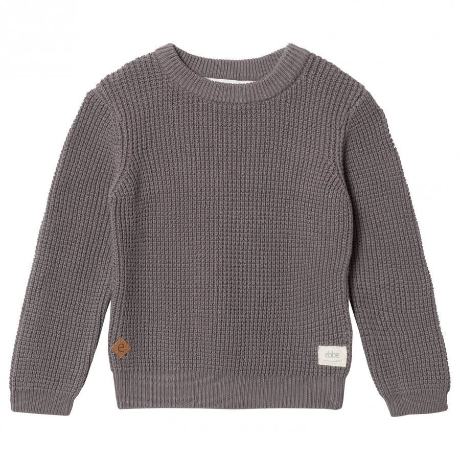 Ebbe Kids Sempre Knitted Sweater Grey Waffle Oloasun Paita