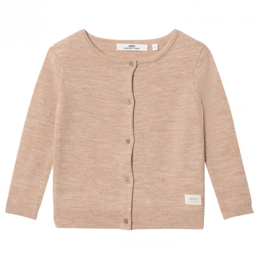 Ebbe Kids Smila Knitted Cardigan Warm Sand Neuletakki