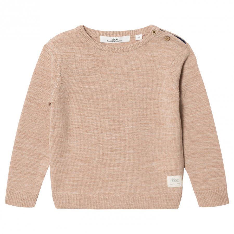 Ebbe Kids Sune Knitted Sweater Warm Sand Oloasun Paita