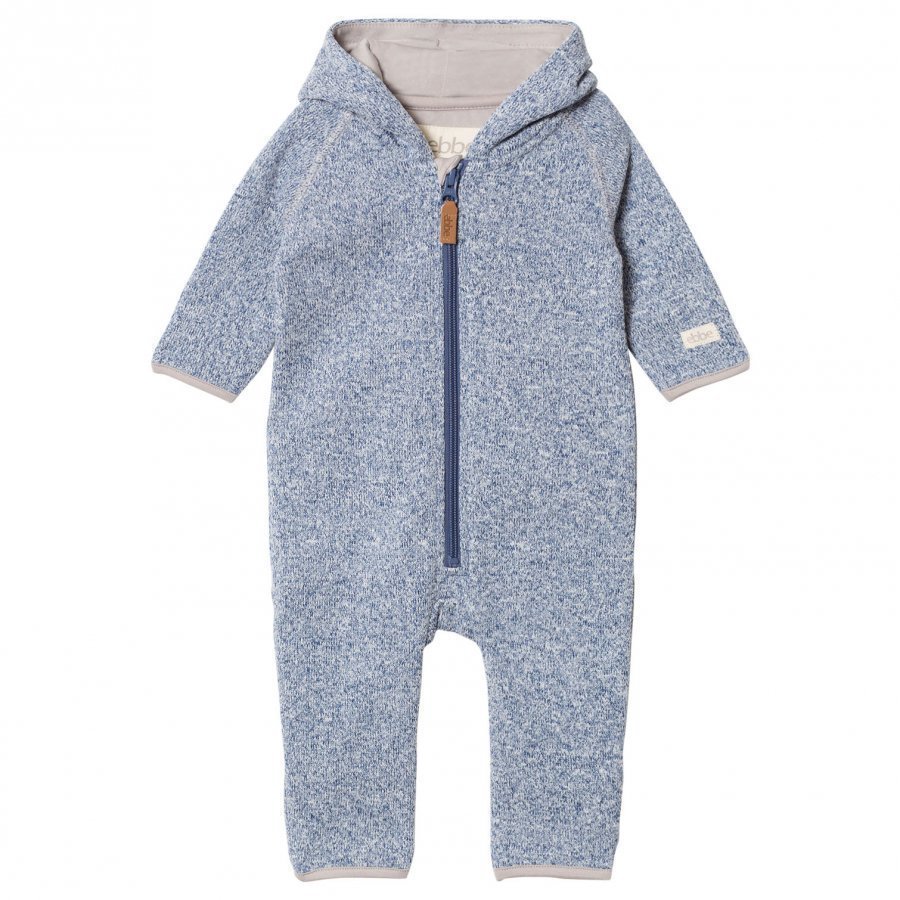 Ebbe Kids Tava Fleece Onesie Washed Navy Fleece Haalarit