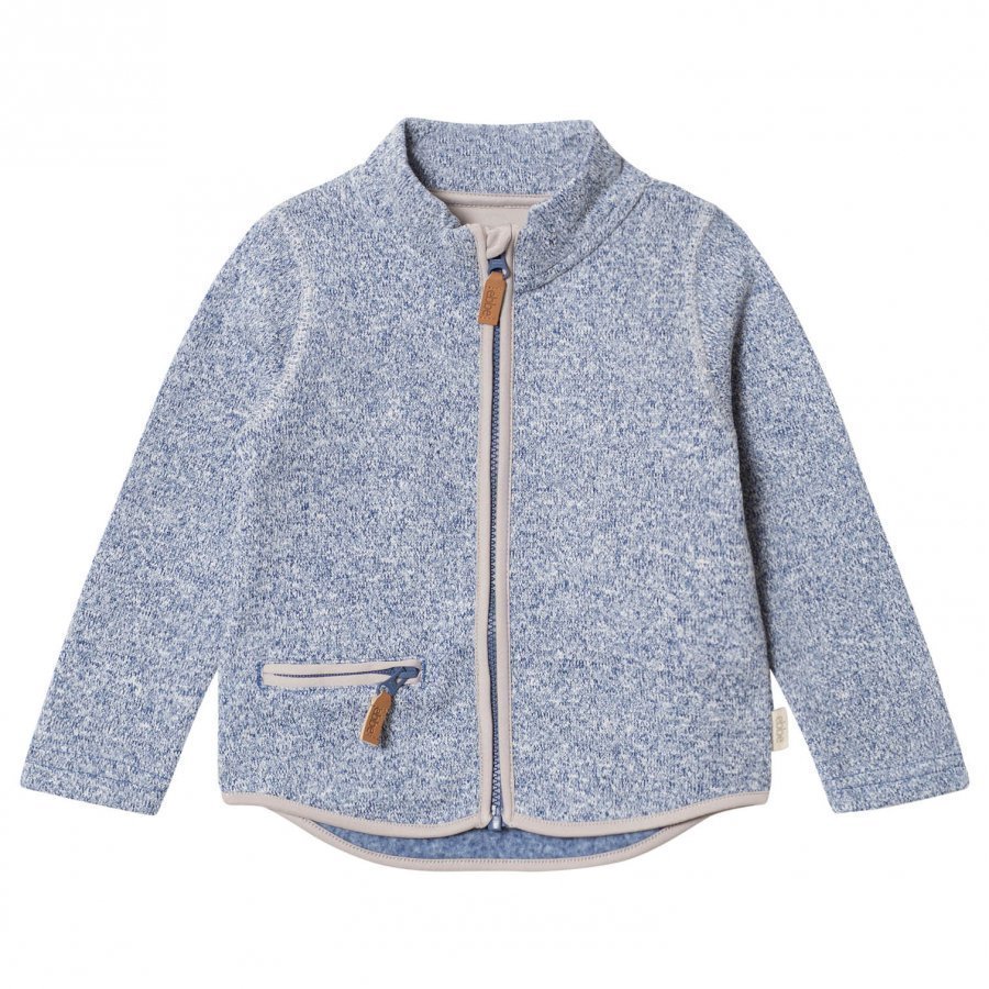 Ebbe Kids Tem Fleece Jacket Washed Navy Fleece Takki