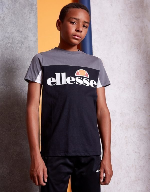 Ellesse Colour Block T-Shirt Musta