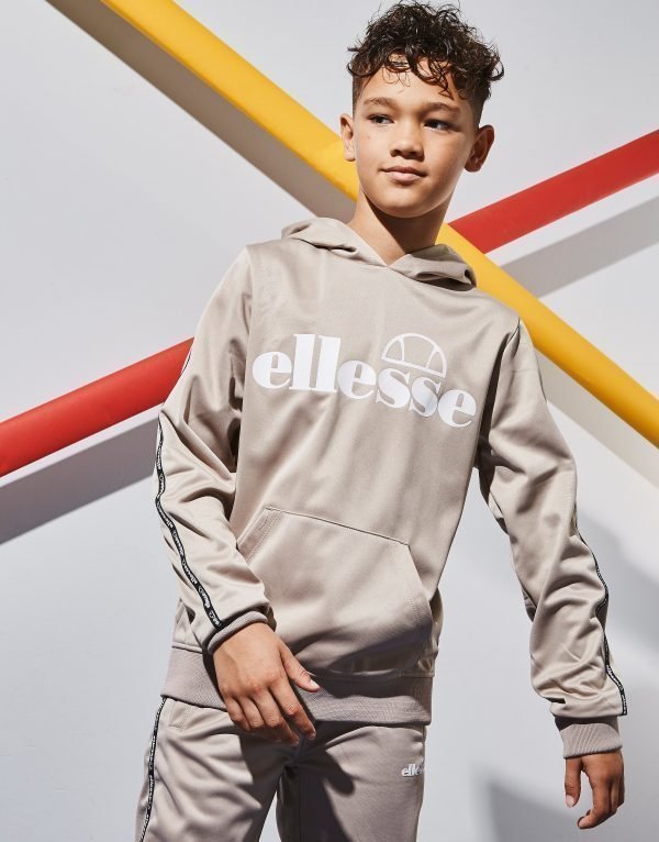 Ellesse Majello Tape Poly Hoodie Beige