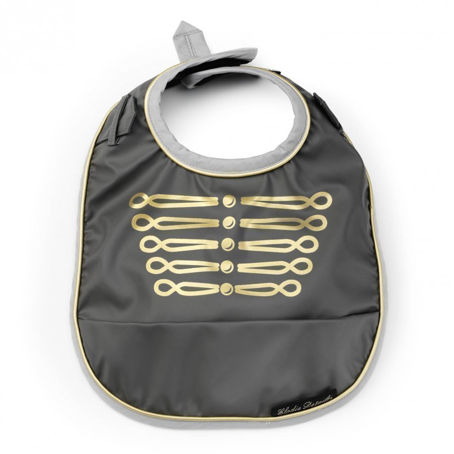 Elodie Details Baby Bib Golden Grey Ruokalappu