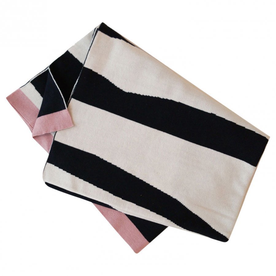 Elodie Details Cot. Knitted Blanket Zebra Huopa