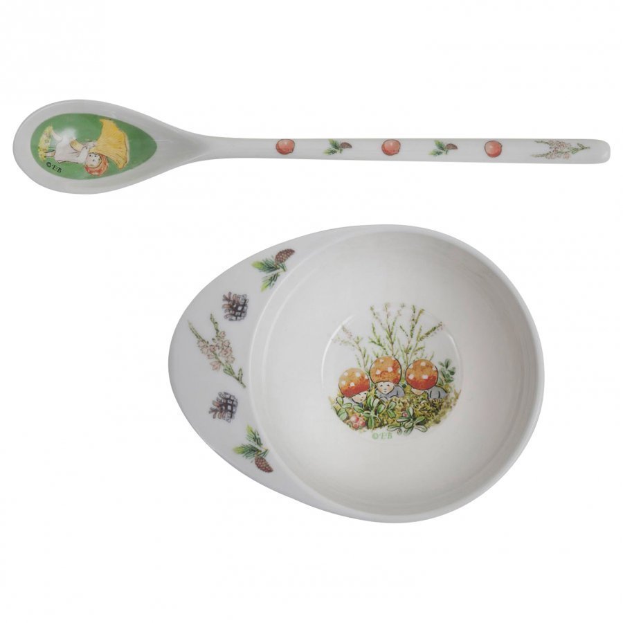 Elsa Beskow Bowl & Spoon Tomtebobarnen Ruokailusetti