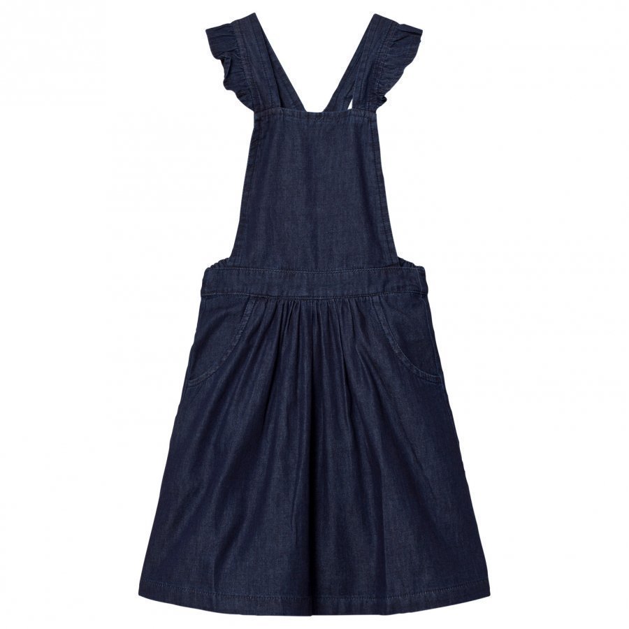 Emile Et Ida Chambray Dress Navy Farkkuhame