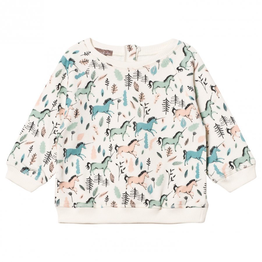 Emile Et Ida Ecru Unicorns Sweater Oloasun Paita