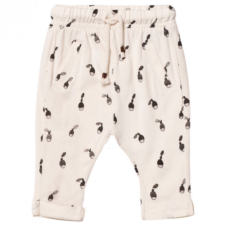 Emile Et Ida Noisettes Sweatpants Ecru Verryttelyhousut