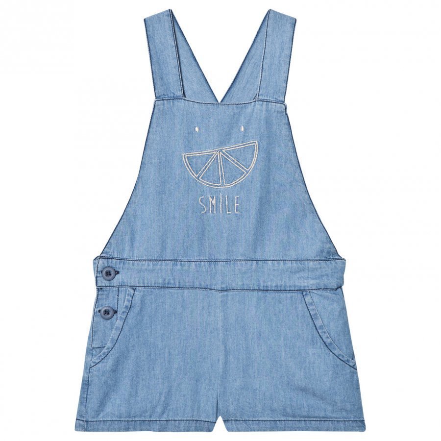 Emile Et Ida Overall Chambray Lappuhaalari