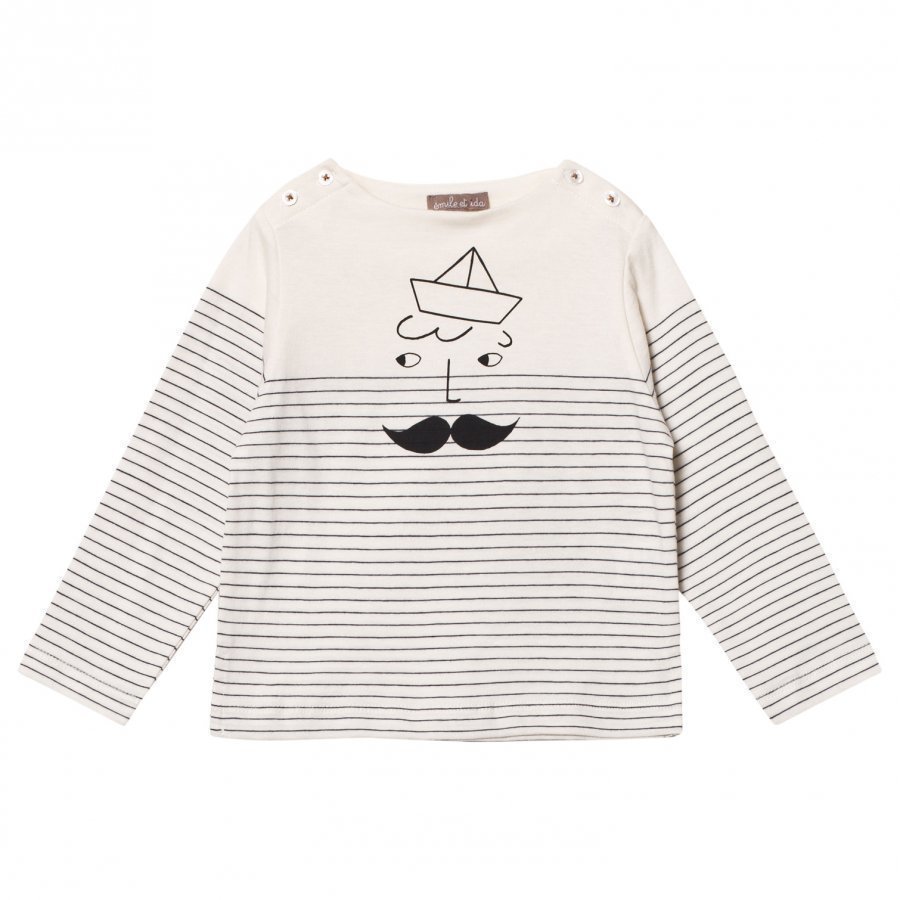 Emile Et Ida Sailor Stripes Tee Pitkähihainen T-Paita