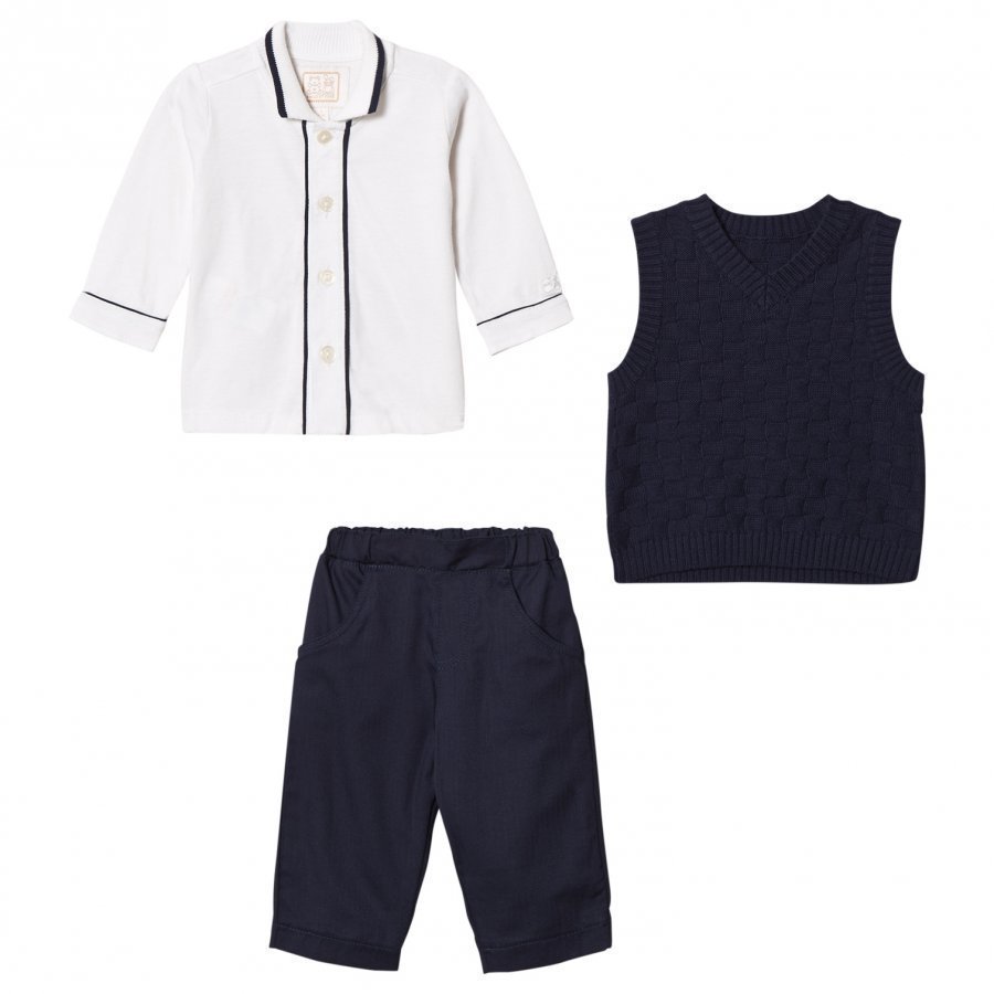 Emile Et Rose Layton Navy Three-Piece Outfit Asusetti