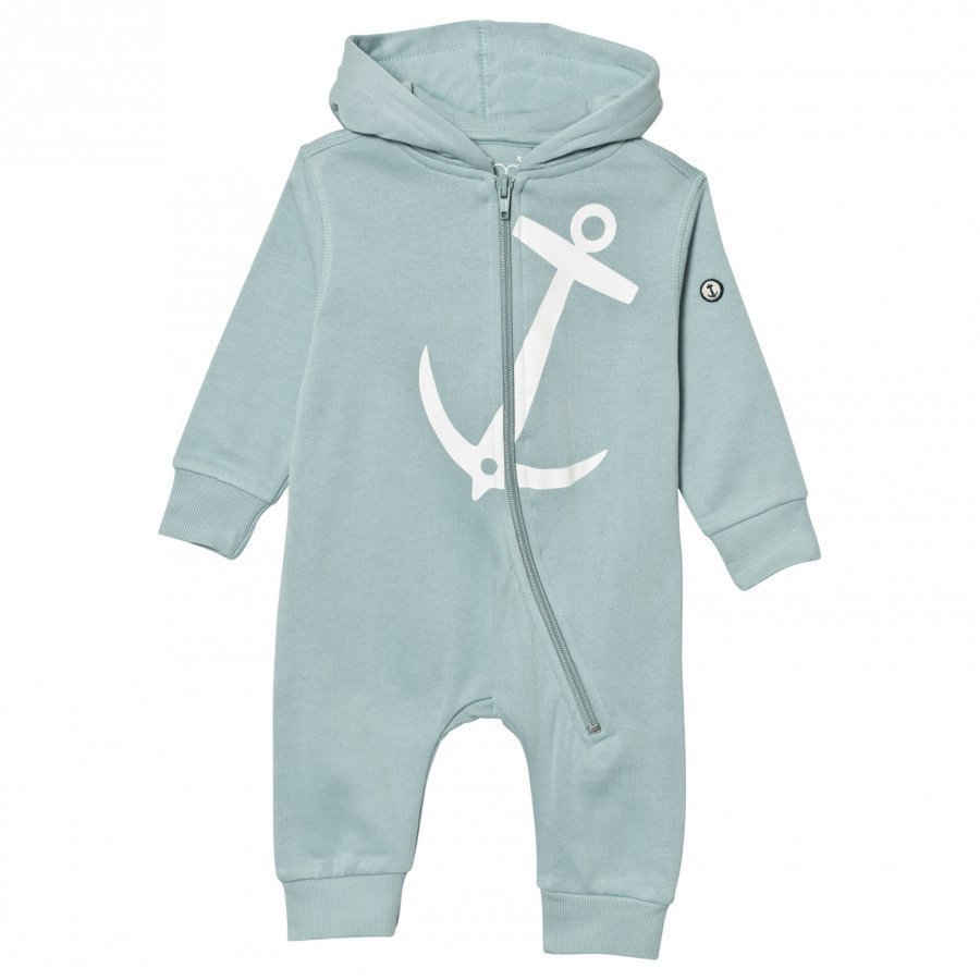 Emma Och Malena Baby One-Piece Anchor Sage Kokopuku