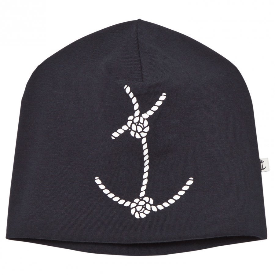 Emma Och Malena Rope Anchor Beanie Navy Pipo