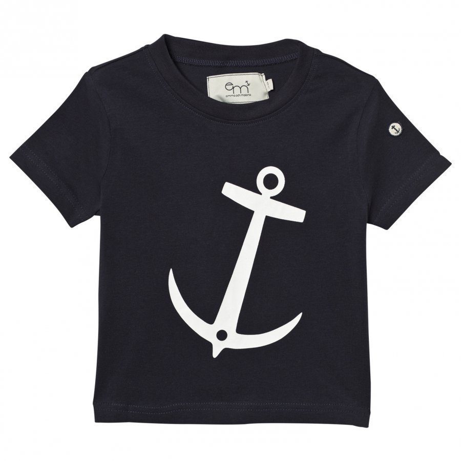 Emma Och Malena T-Shirt Anchor Navy T-Paita