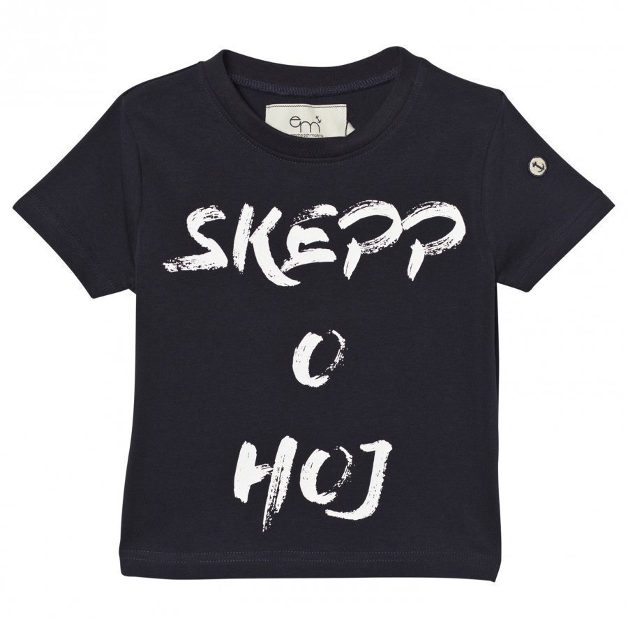 Emma Och Malena T-Shirt Skepp O Hoj Navy T-Paita