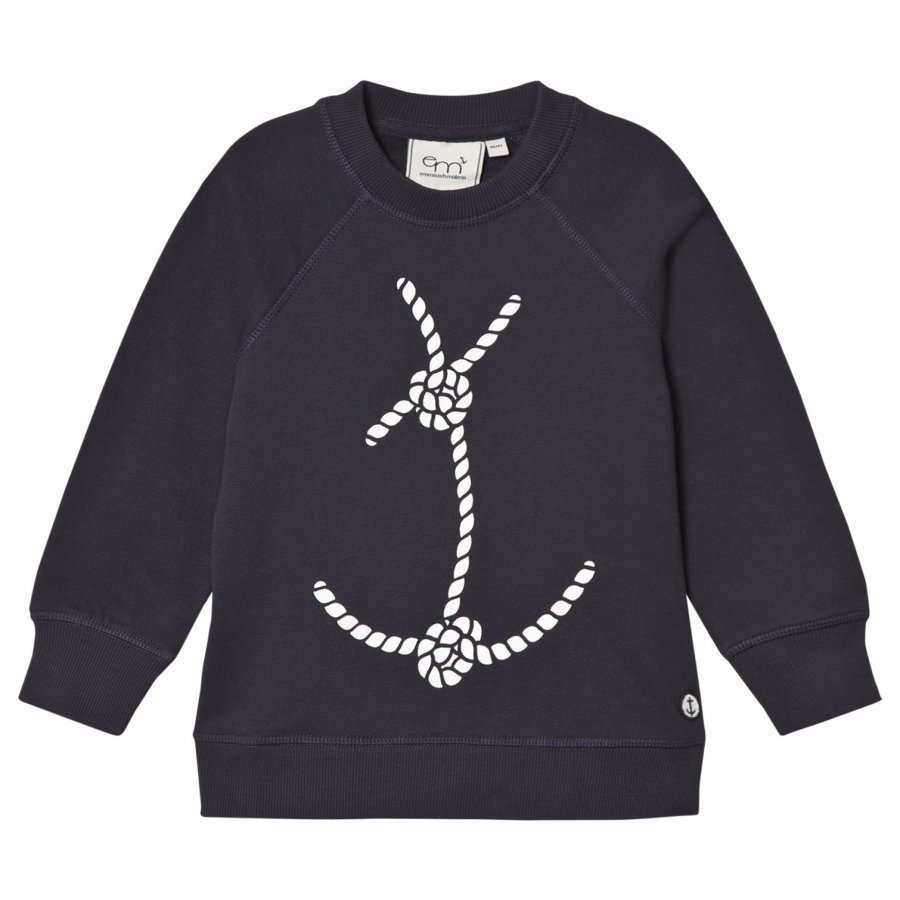 Emma Och Malena Walter Sweater Rope Anchor Navy Oloasun Paita