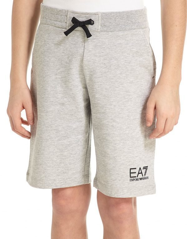 Emporio Armani Ea7 Core Fleece Shorts Grey Marl
