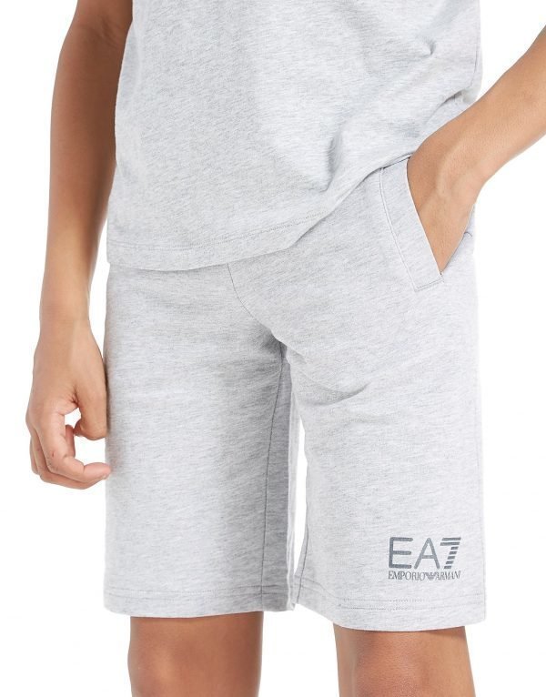 Emporio Armani Ea7 Core Fleece Shorts Harmaa