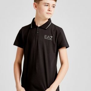 Emporio Armani Ea7 Core Logo Polo Shirt Musta