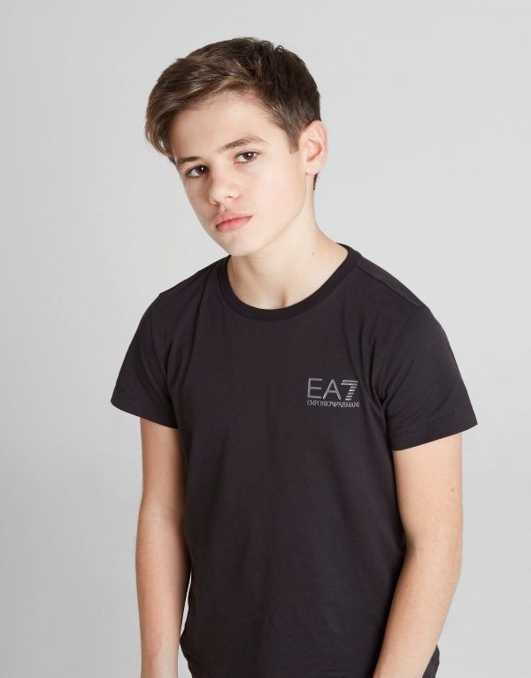 Emporio Armani Ea7 Core Logo T-Paita Musta