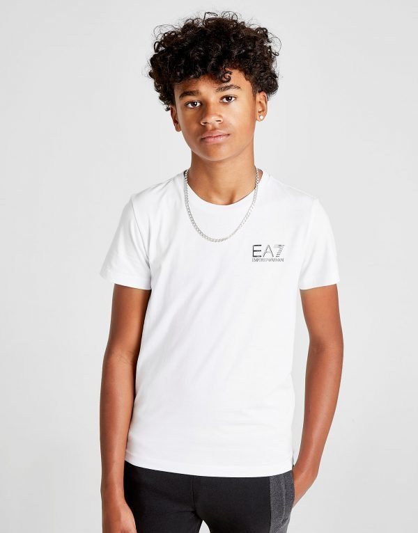 Emporio Armani Ea7 Core Logo T-Shirt Valkoinen