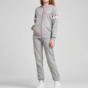 Emporio Armani Ea7 Girls' Training Fleece Verryttelyasu Harmaa