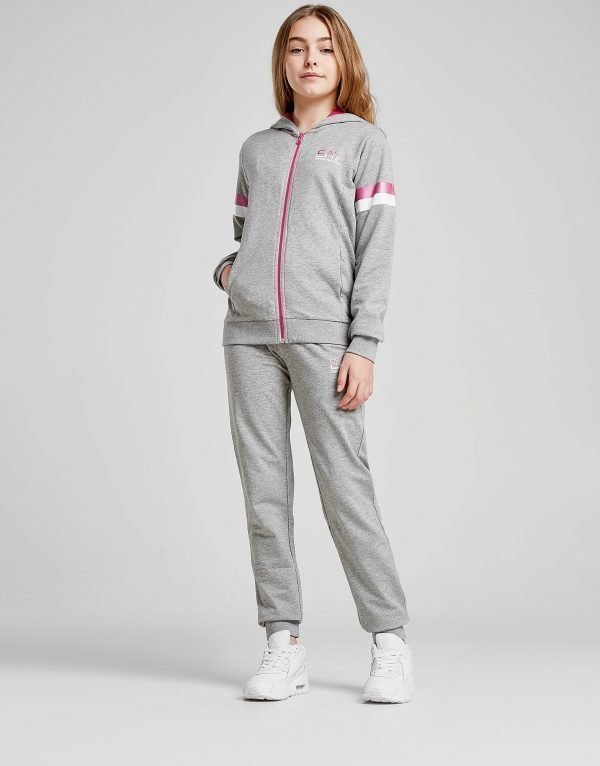 Emporio Armani Ea7 Girls' Training Fleece Verryttelyasu Harmaa