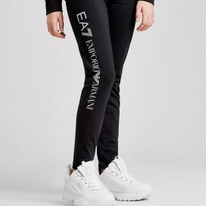 Emporio Armani Ea7 Girls' Training Leggings Musta