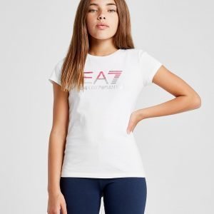 Emporio Armani Ea7 Tyttöjen Training Logo T-Paita Valkoinen