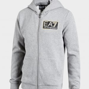 Emporio Armani Ea7 Visibility Full Zip Hoodie Harmaa