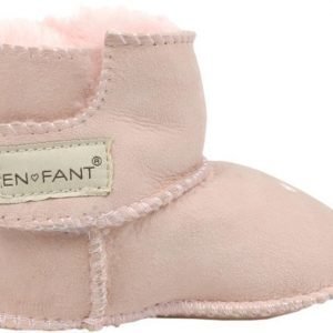 En Fant Töppöset Sheepskin Bootee Pink