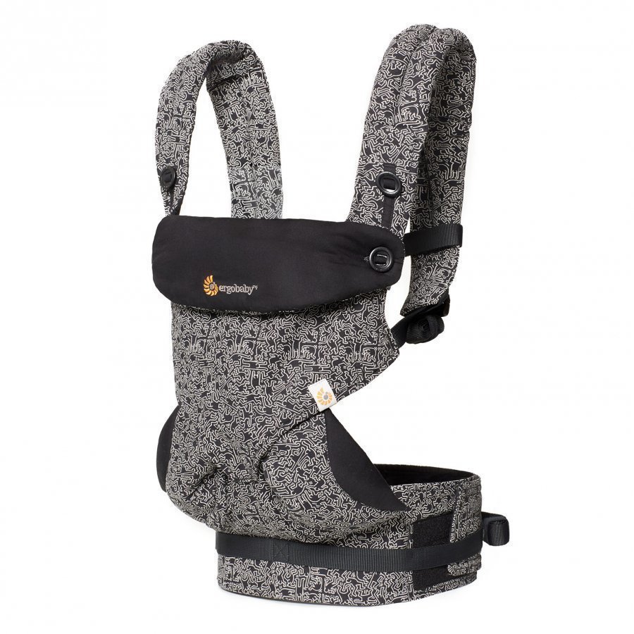 Ergobaby Four Position 360 Baby Carrier Keith Haring Black Special Edition Kantoreppu