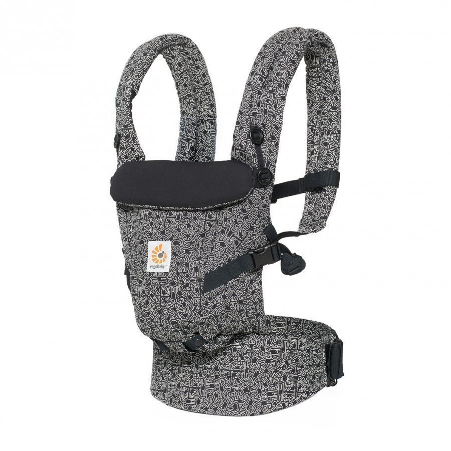 Ergobaby Original Adapt Baby Carrier Keith Haring Black Special Edition Kantoreppu