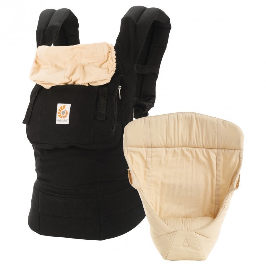 Ergobaby Original Three Position Bundle Of Joy Black/Camel Kantoreppu