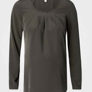 Esprit Maternity Blouse Ls Olive Green Pusero Äidille