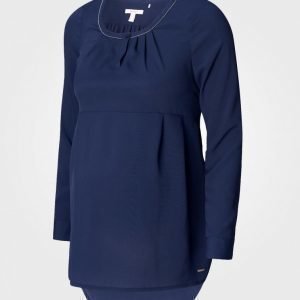 Esprit Maternity Blouse Wvn Ls Night Blue Pusero Äidille