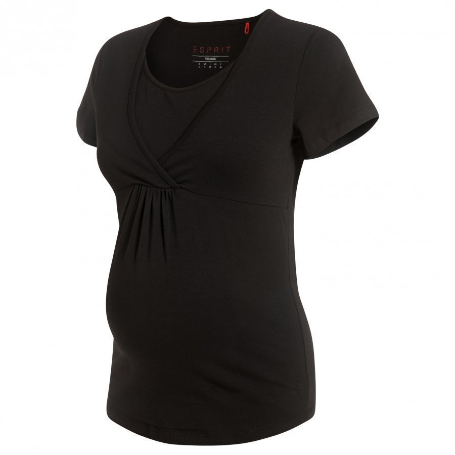 Esprit Maternity Top Nursing Ss Black Imetystoppi