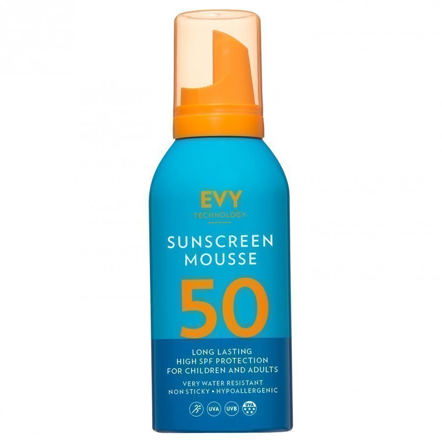 Evy Technology Spf 50 Sunscreen Mousse 100 Ml Aurinkovoide