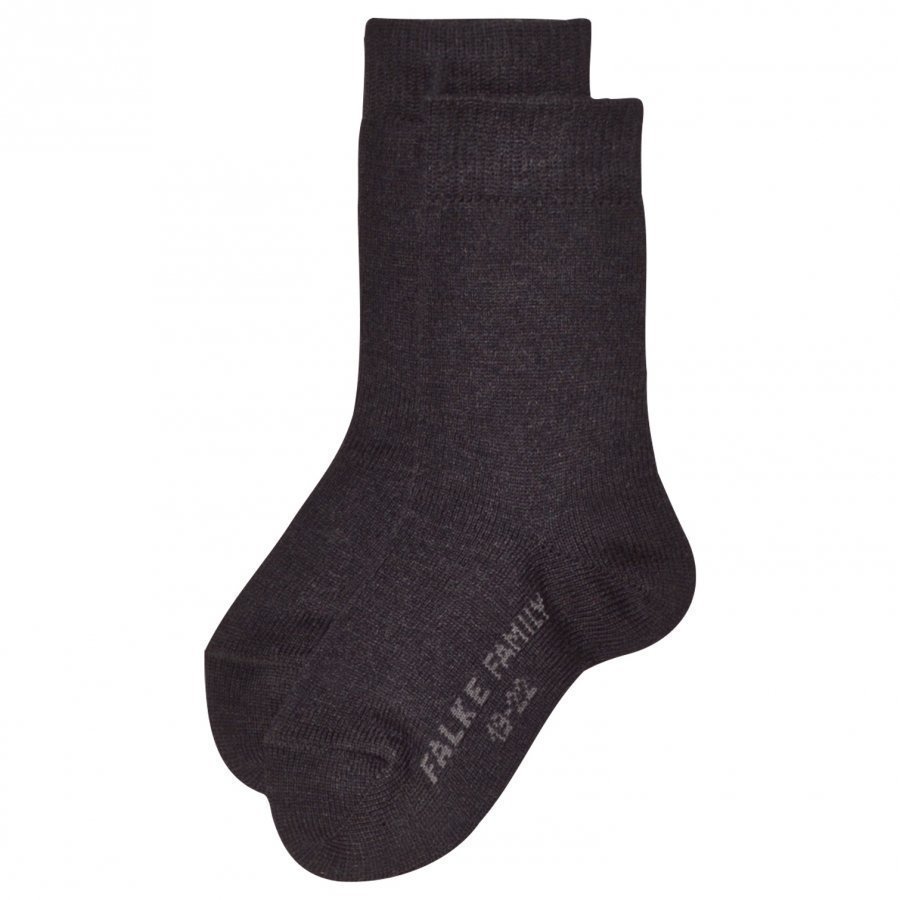 Falke Dark Grey Cotton Family Socks Sukat