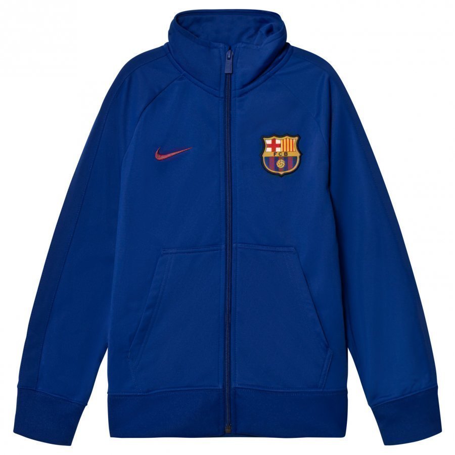 Fc Barcelona Junior Crew Jacket Jalkapallotakki