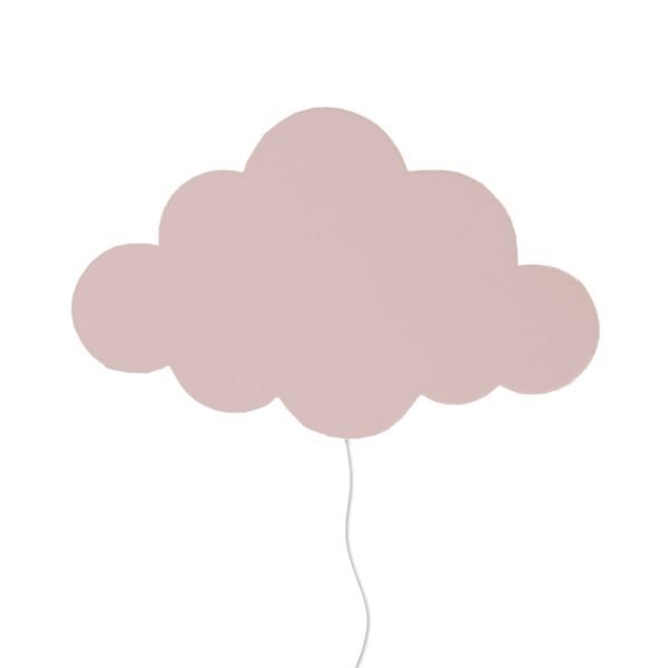 Ferm Living Cloud Seinävalaisin Dusty Rose