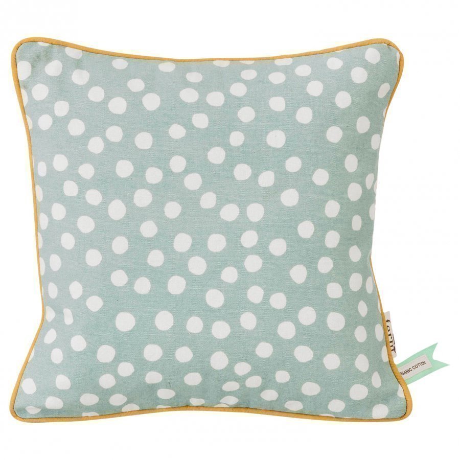 Ferm Living Dots Cushion Dusty Blue Koristetyyny