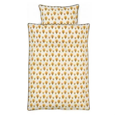 Ferm Living Dotty Pussilakanasetti Keltainen 100x140 cm