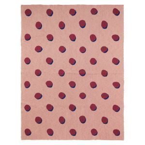 Ferm Living Double Dot Torkkupeitto Roosa