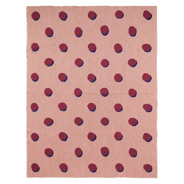 Ferm Living Double Dot Torkkupeitto Roosa