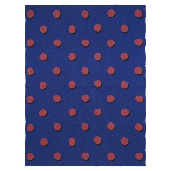 Ferm Living Kids Double Dot Huopa Sininen